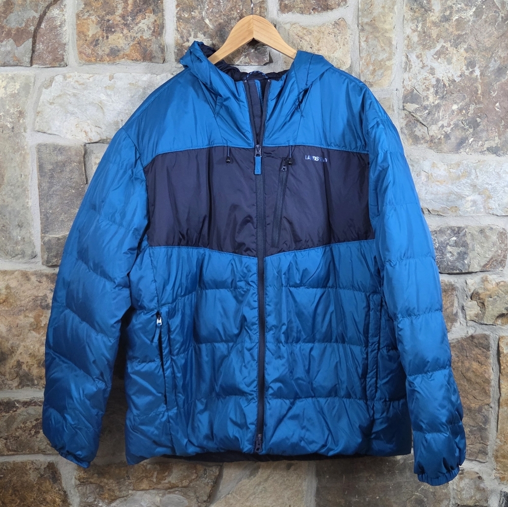 Lands End Down Expedition Puffer Quilted Jacket Coat